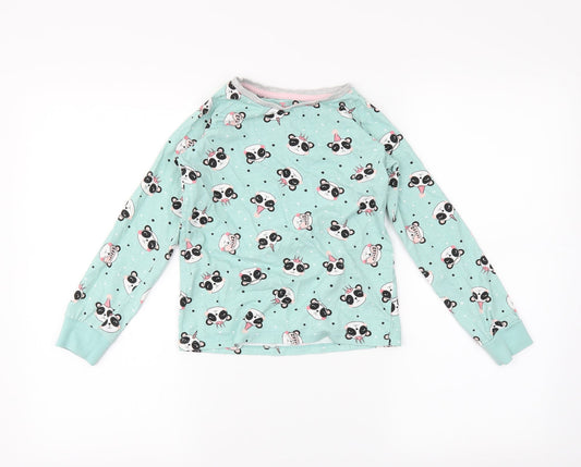 TU Girls Blue   Basic T-Shirt Size 8-9 Years