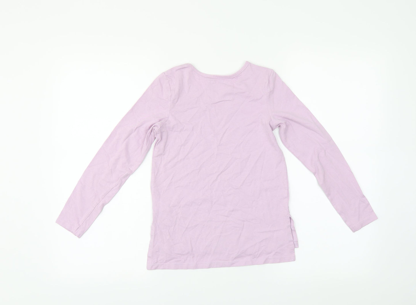 TU Girls Purple   Basic T-Shirt Size 8 Years