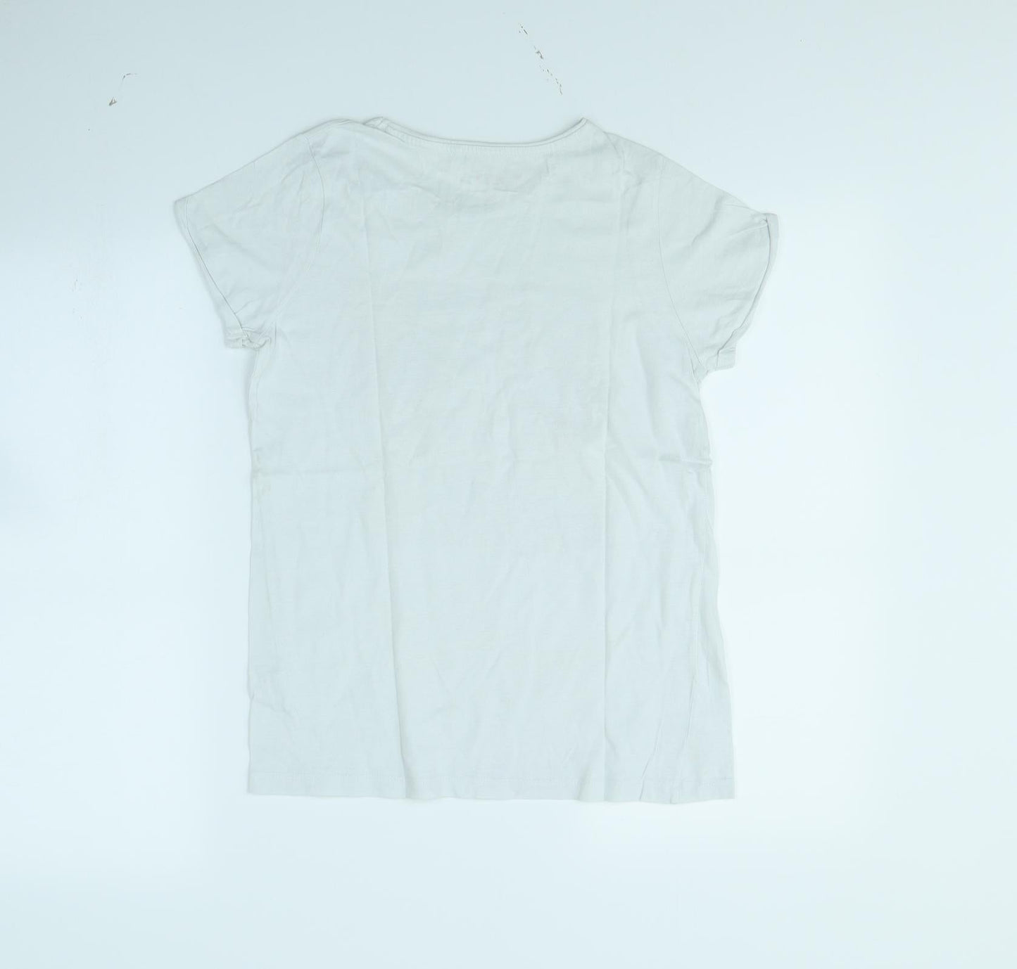YD Girls White   Basic T-Shirt Size 12 Years