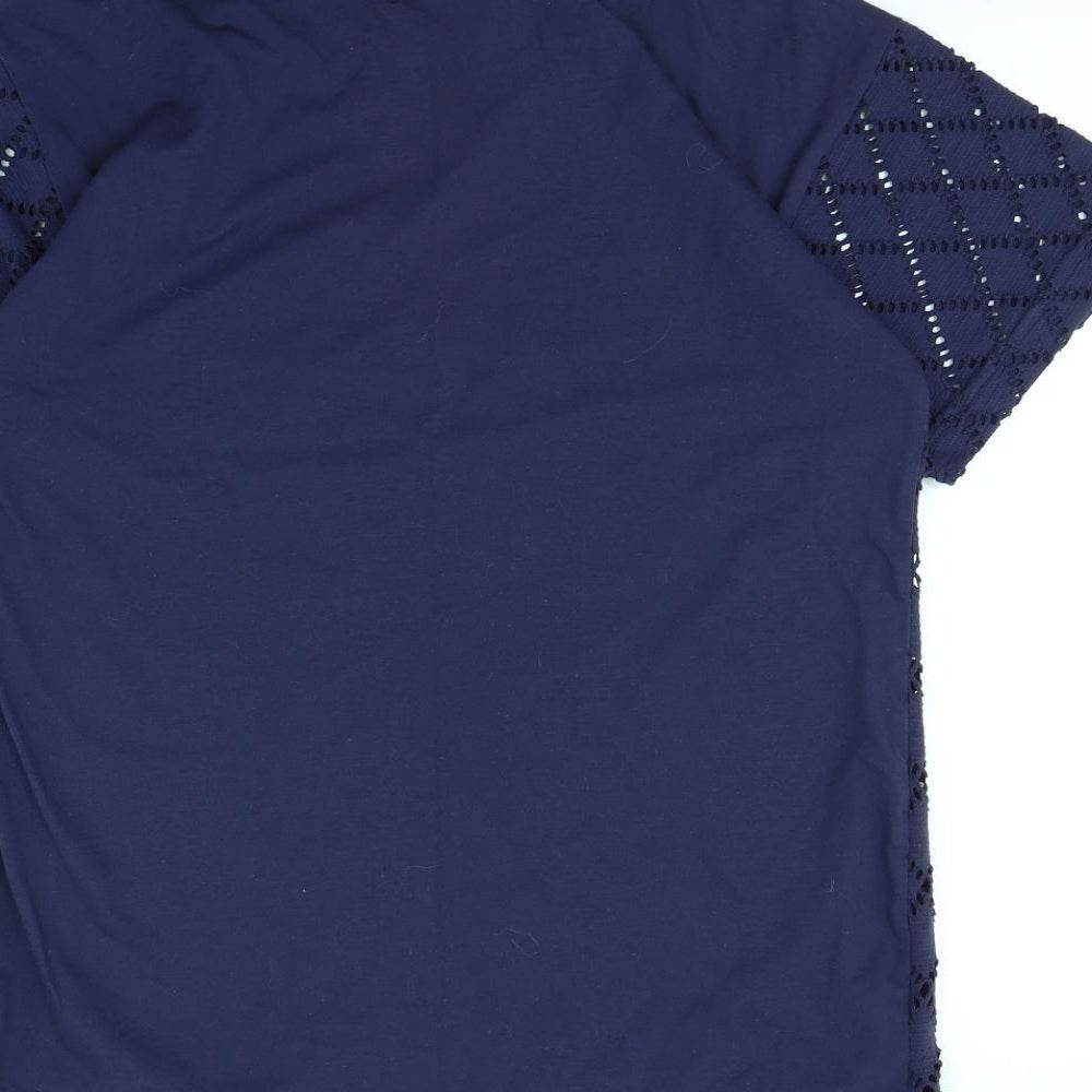 Preworn Womens Purple   Basic T-Shirt Size S