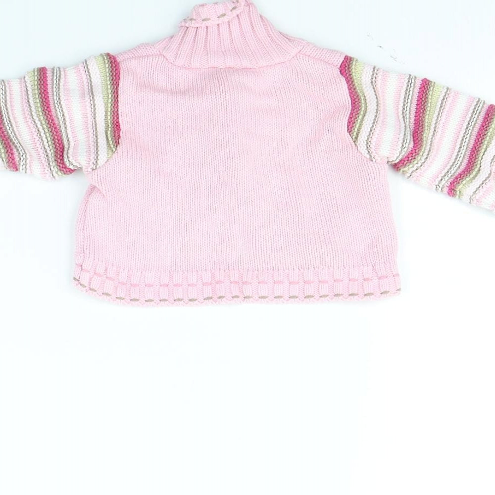 Preworn Girls Pink   Jacket  Size 0-3 Months