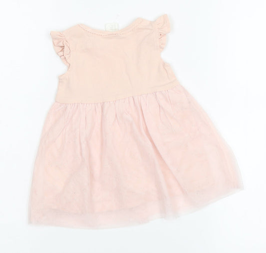 H&M Girls Pink   A-Line  Size 3-6 Months