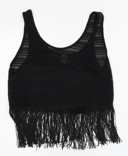 H&M Womens Black   Vest Jumper Size S