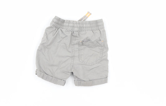 F&F Boys Grey   Cargo Trousers Size 12-18 Months