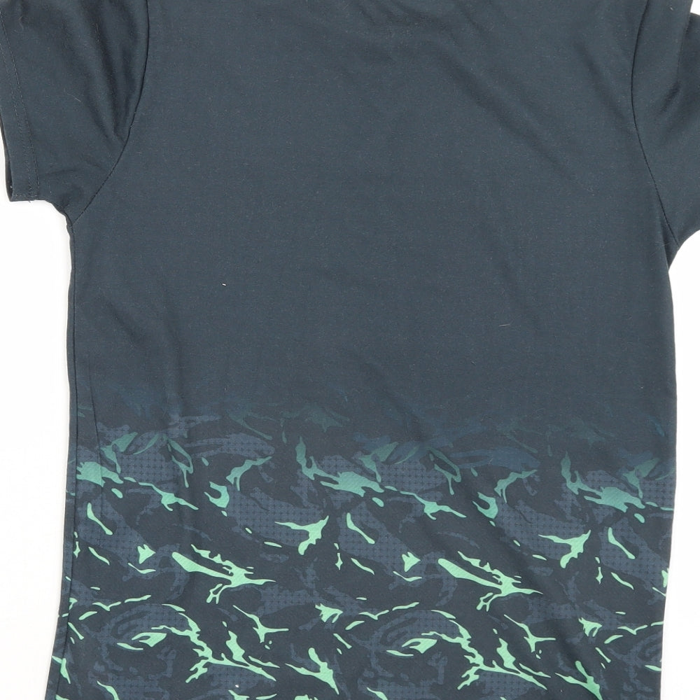 Rebel Boys Multicoloured Camouflage  Basic T-Shirt Size 12-13 Years