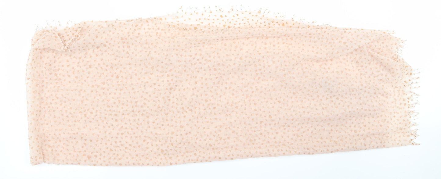 Preworn Unisex Pink Polka Dot   Scarf
