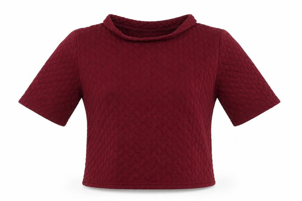 blonde Womens Red   Basic T-Shirt Size 8
