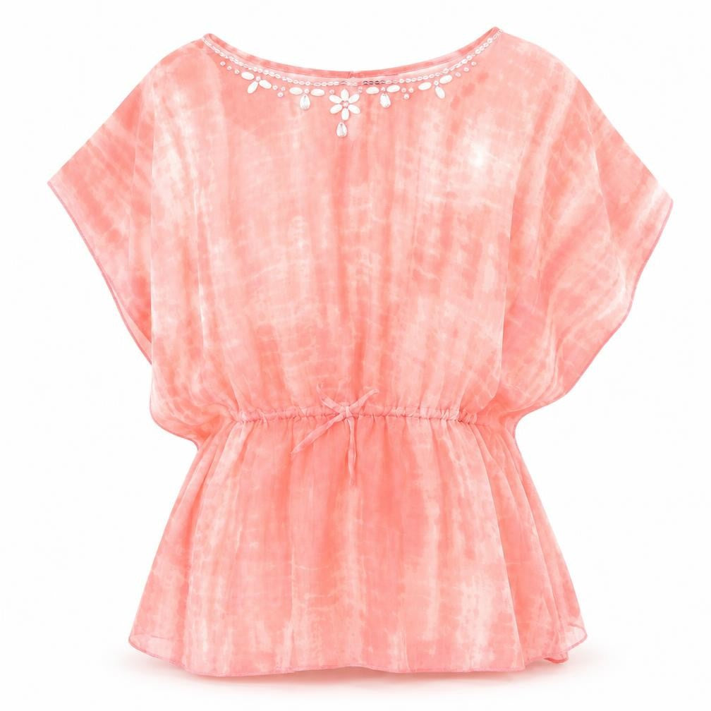 yd Girls Pink   Basic Blouse Size 8 Years