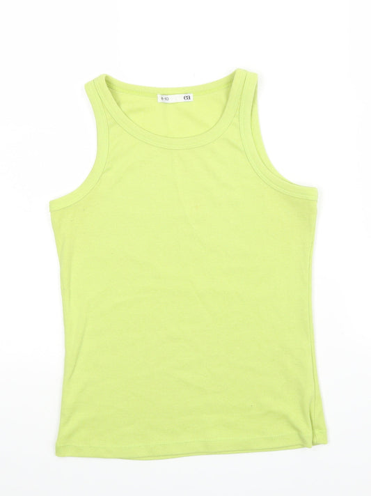 EA Womens Yellow   Basic T-Shirt Size 8