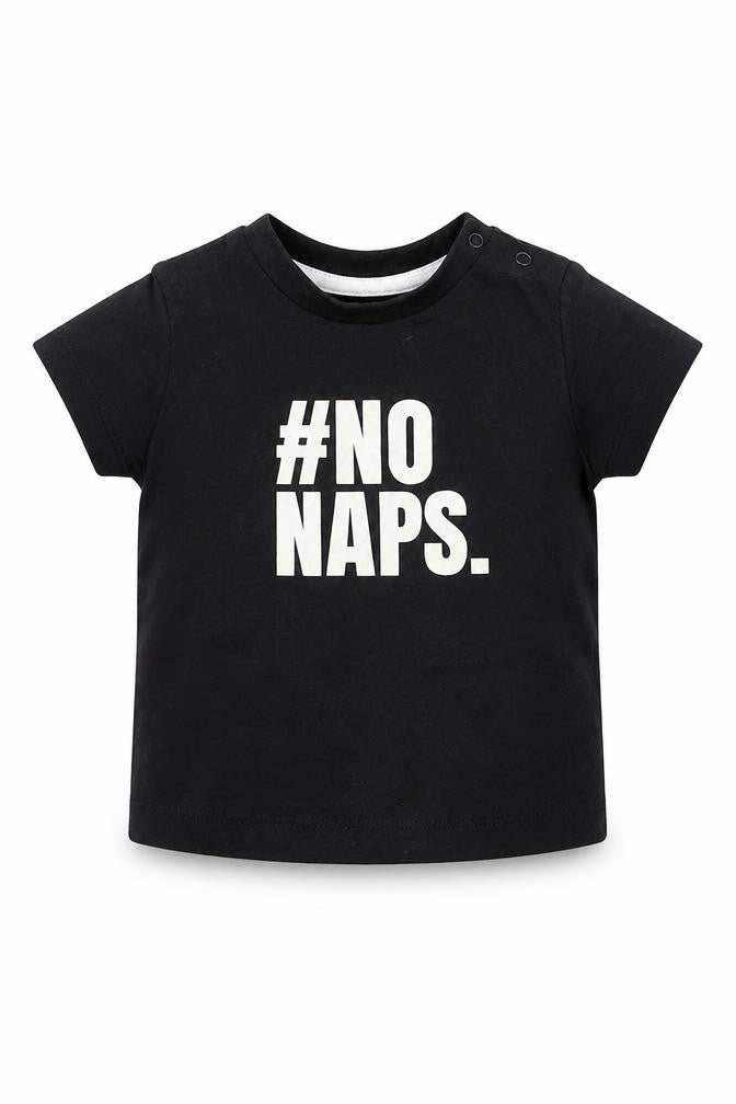Nutmeg Boys Black   Basic T-Shirt Size 3-6 Months