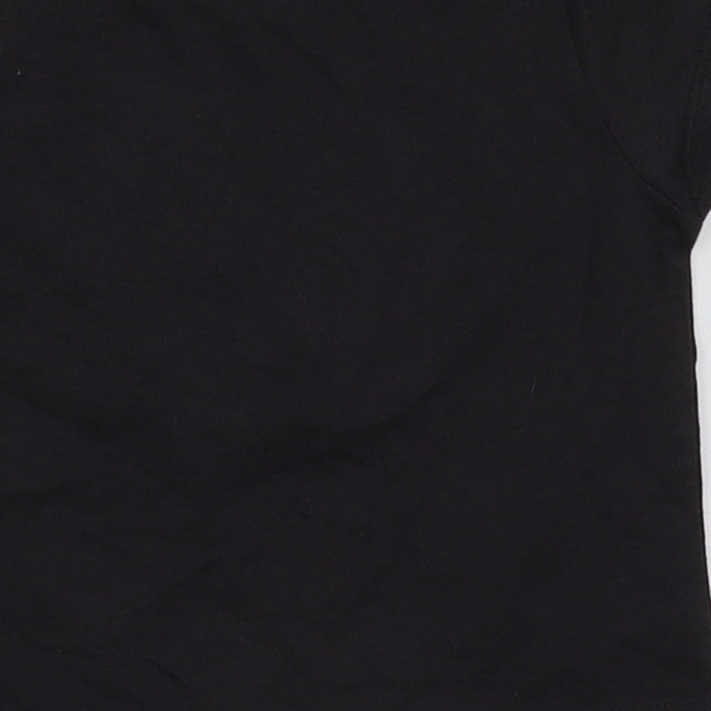 Nutmeg Boys Black   Basic T-Shirt Size 3-6 Months