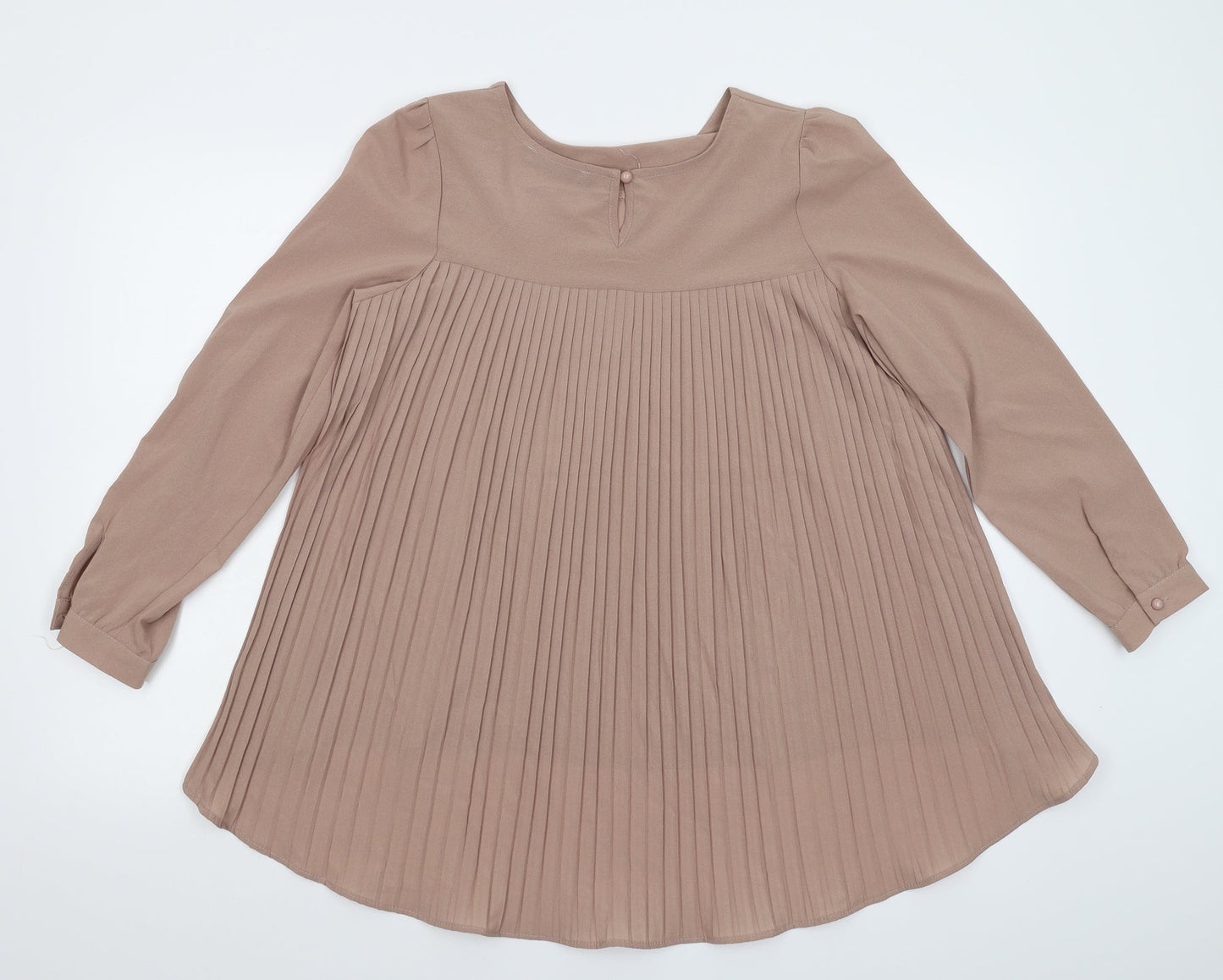 Zanzea Womens Beige   Camisole T-Shirt Size 12