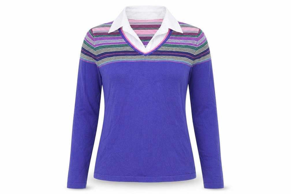 Jessica Graaf Womens Purple   Pullover Jumper Size M