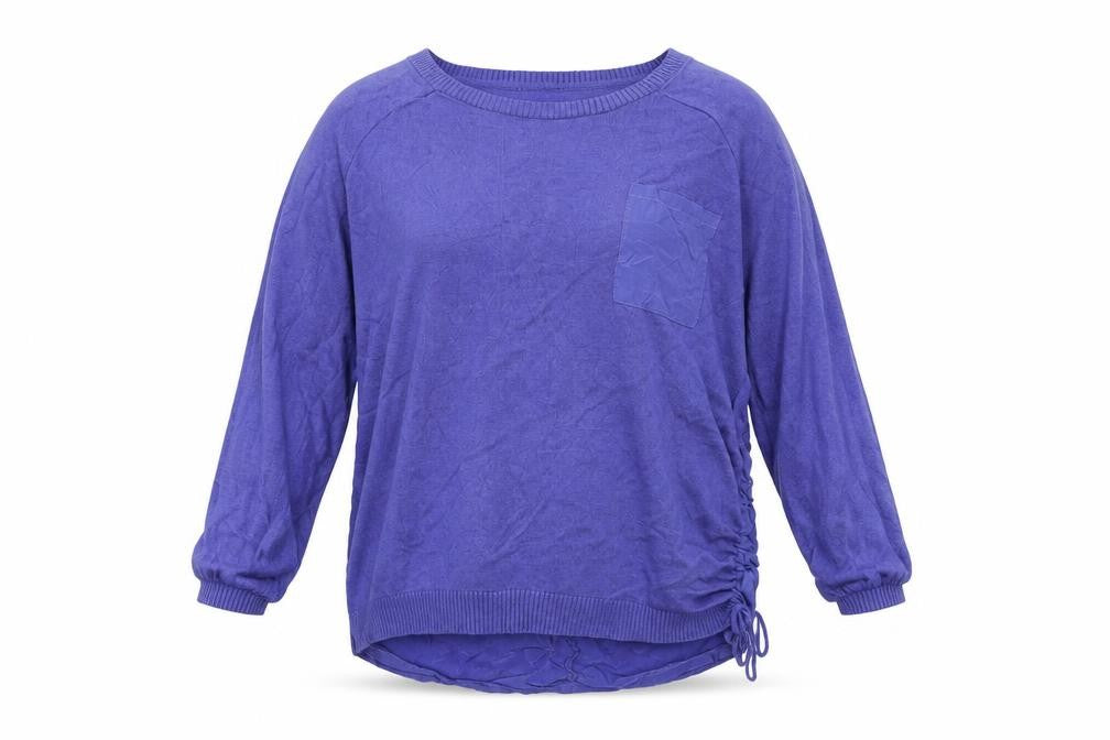 Marks and Spencer Womens Purple   Pullover Jumper Size S  - Gathered Sides