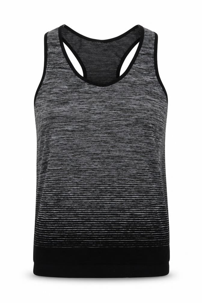 Preworn Womens Black Striped  Basic Tank One Size