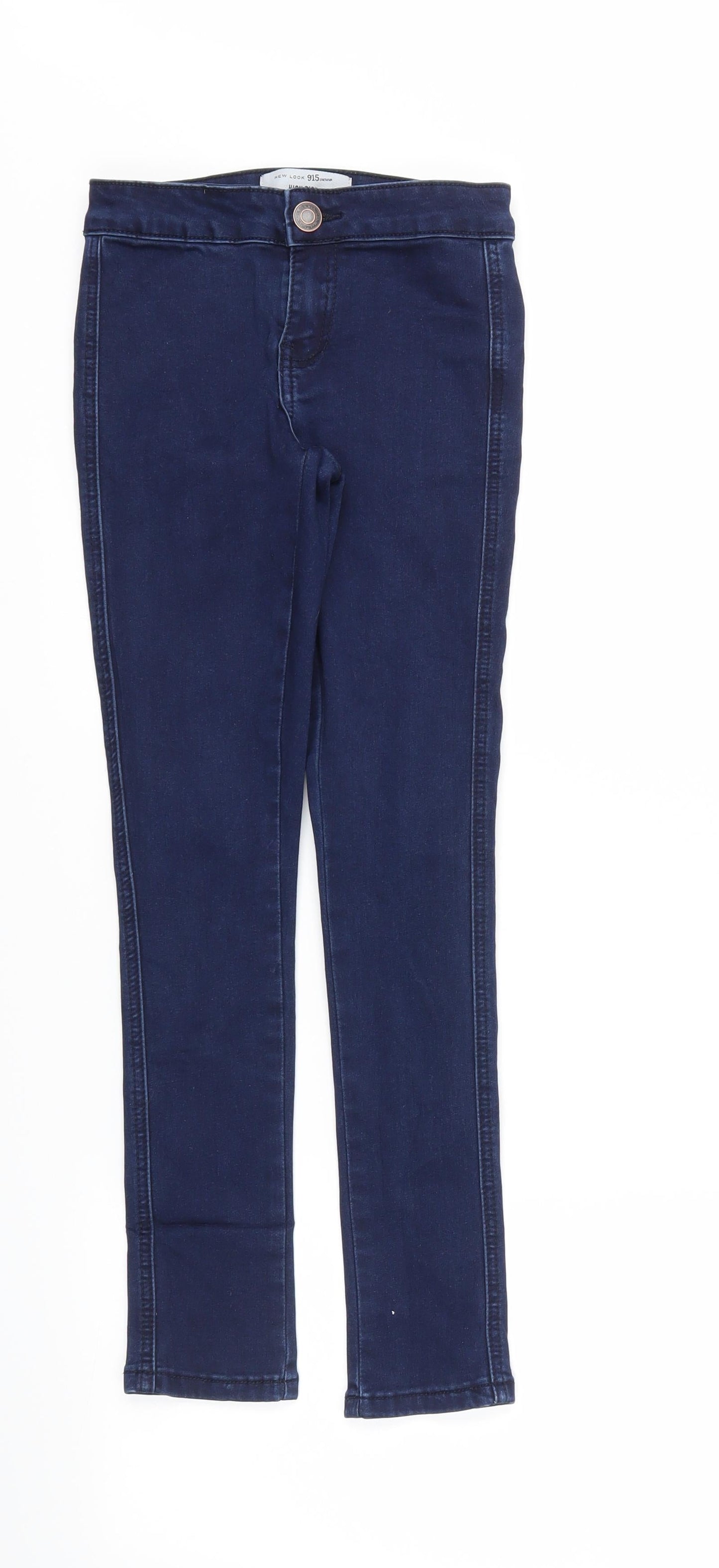 NEW LOOK  Girls Blue   Straight Jeans Size 9 Years