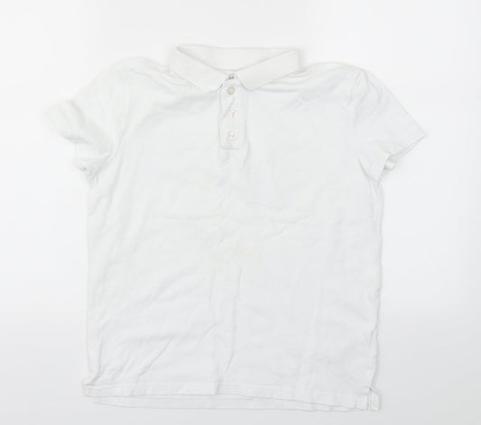 SMART START  Boys White    T-Shirt Size 10-11 Years