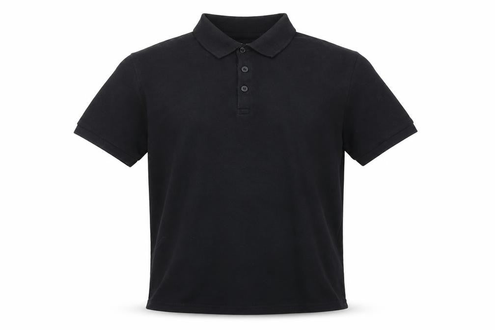 George Boys Black   Basic Polo Size S