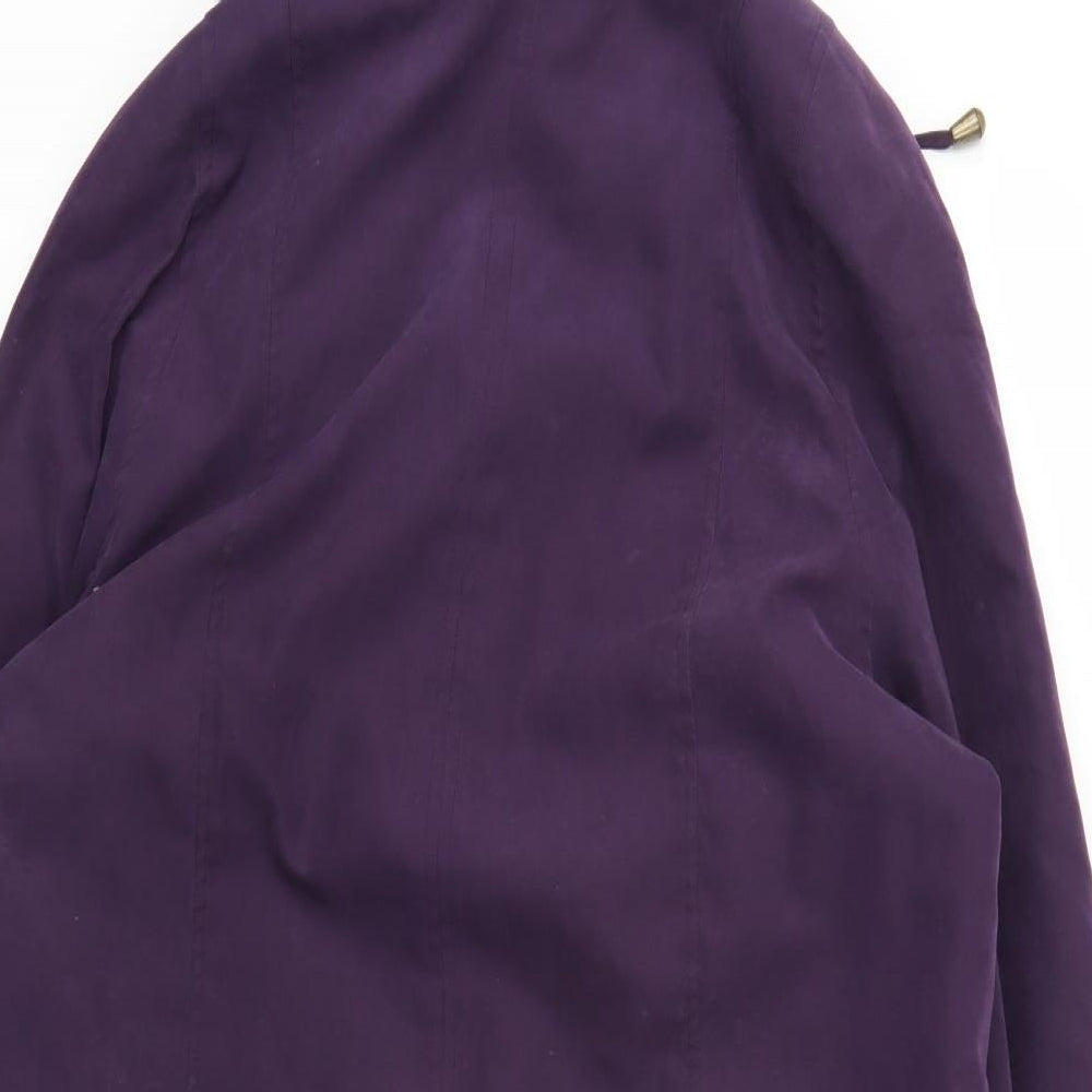 Bonmarché Womens Purple   Jacket Coat Size S