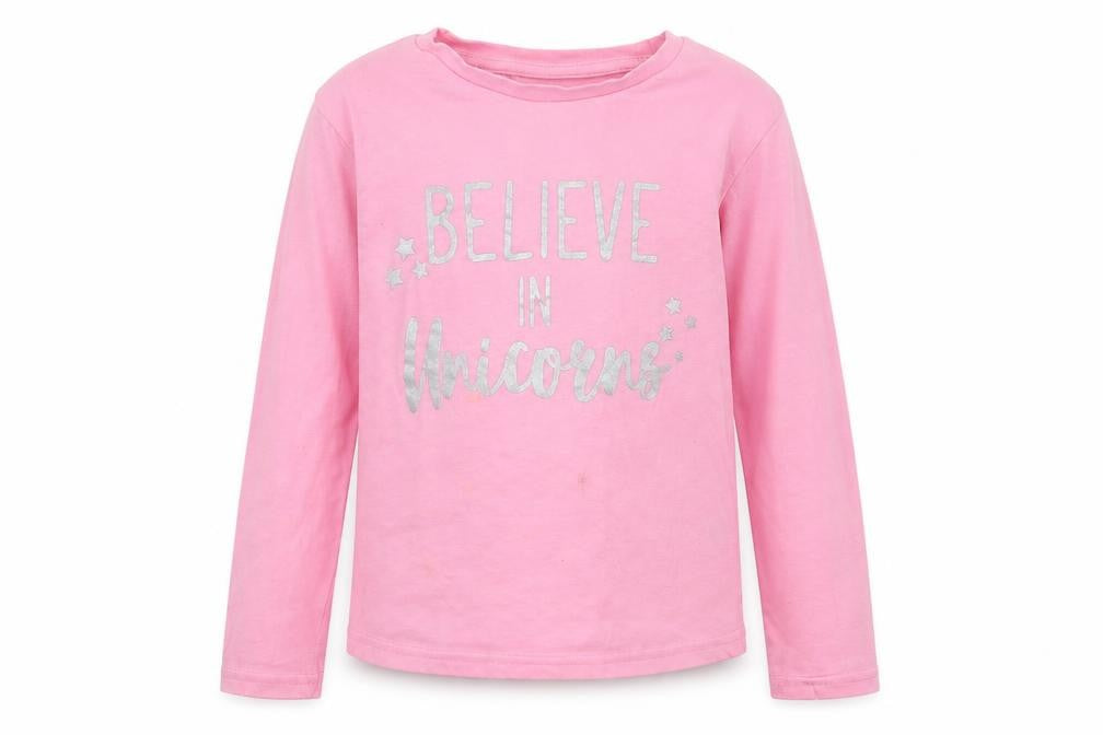 Matalan Girls Pink   Basic T-Shirt Size 7 Years