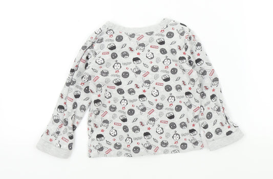 George Boys Grey Colourblock  Basic T-Shirt Size 2-3 Years  - marvel