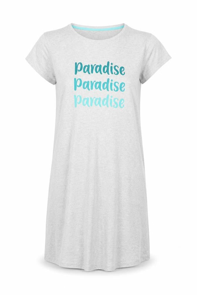 pep&co Womens Grey Solid  Kimono Nightshirt Size 12