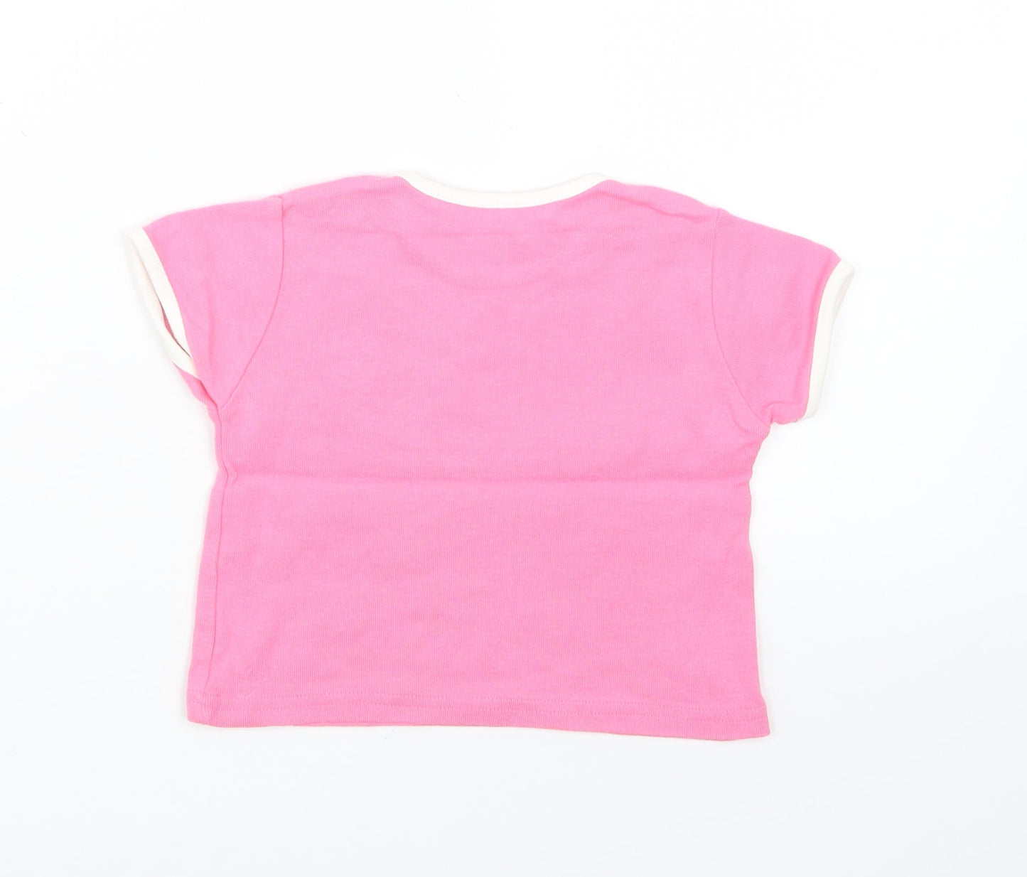 George Girls Pink   Basic T-Shirt Size 6-9 Months