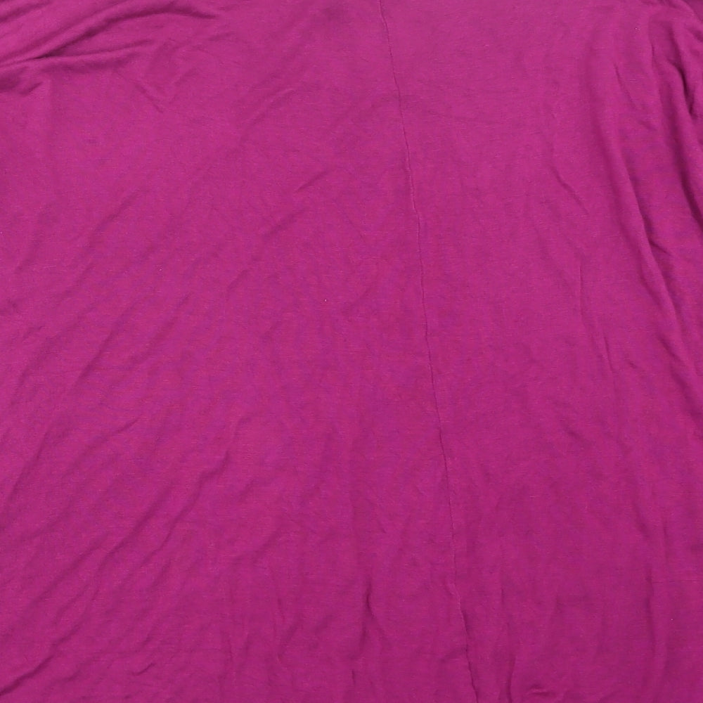 T&K Boutique Womens Pink   Basic T-Shirt Size M