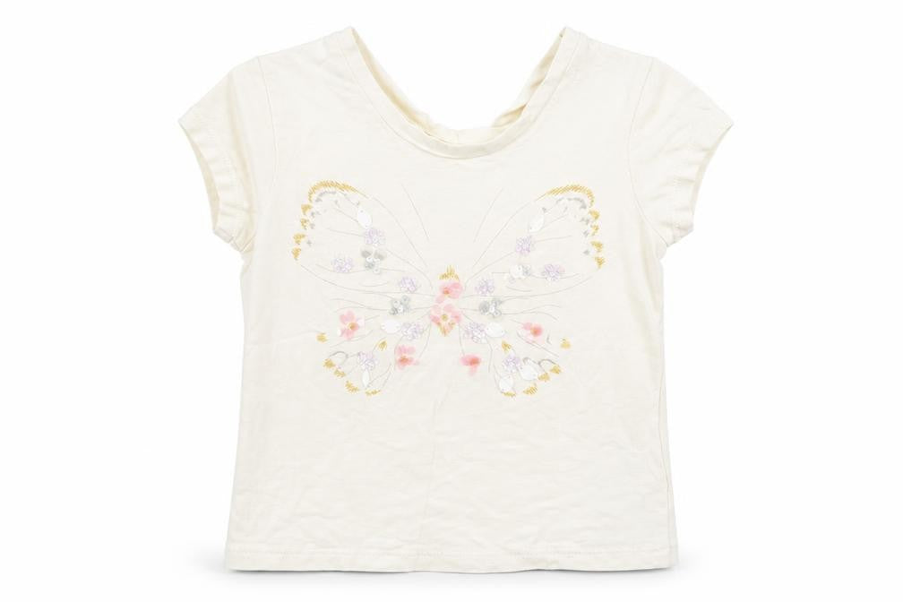 Billieblush Girls Ivory   Basic T-Shirt Size 4 Years