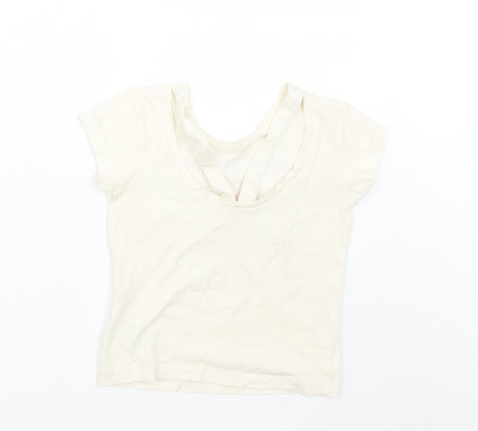 Billieblush Girls Ivory   Basic T-Shirt Size 4 Years