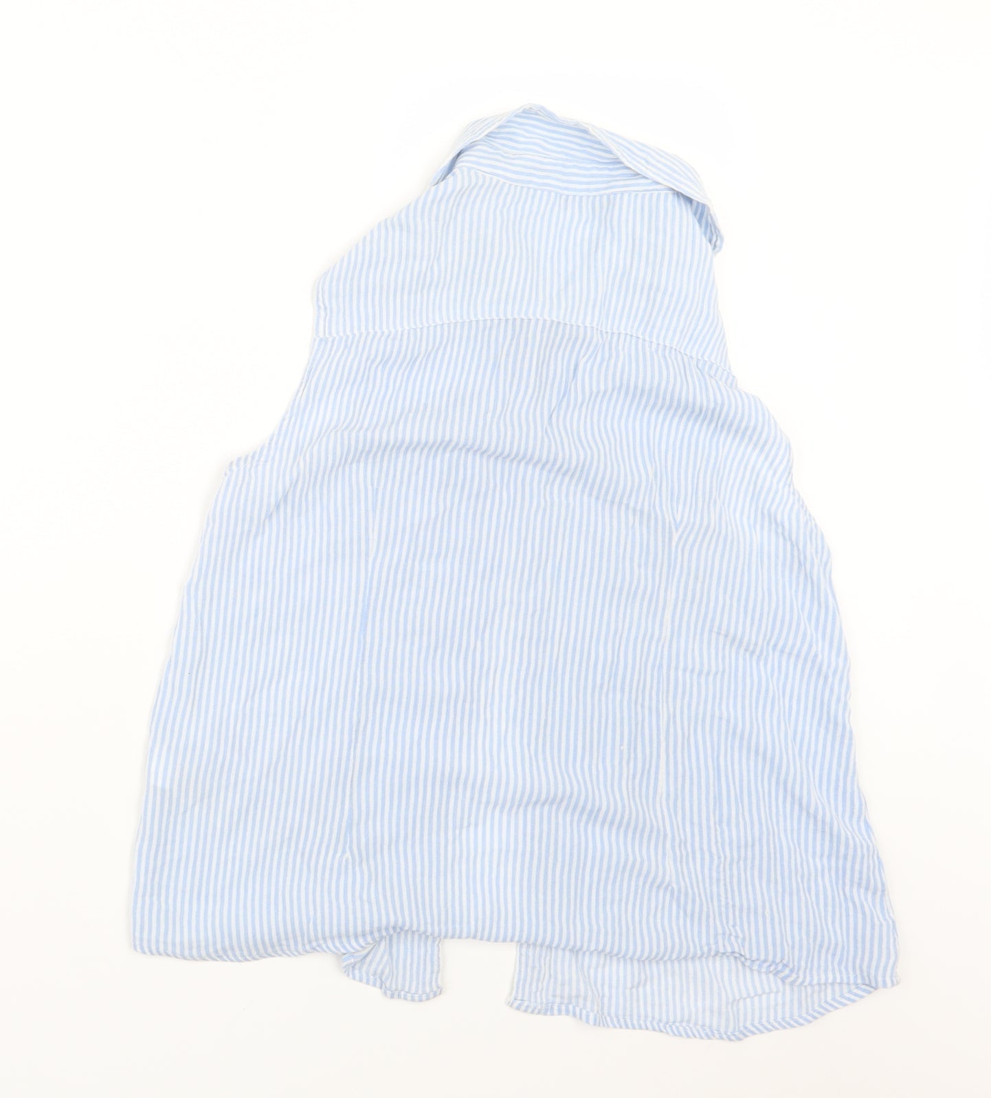 Very Womens Blue Striped  Basic Button-Up Size 8