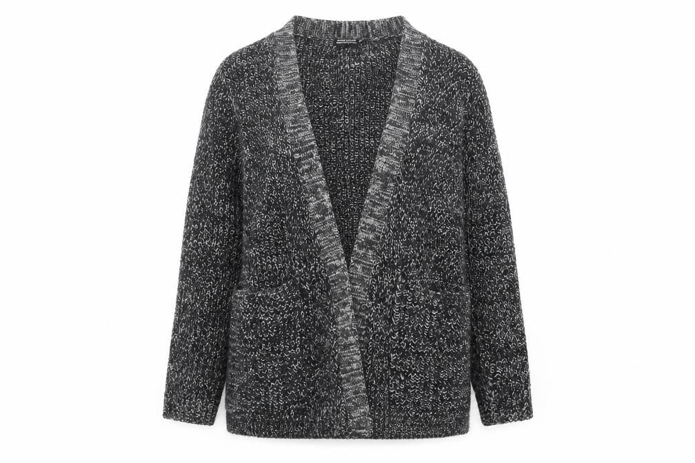 Womens UK 12 Regular JD Williams Grey Cardigan Chunky-Knit