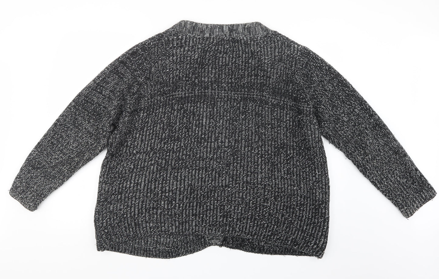 JD Williams Womens Grey  Knit Cardigan Jumper Size 12