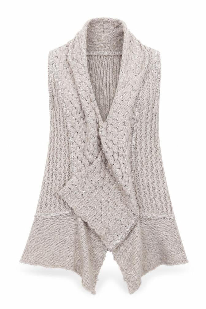Miss Selfridge Womens Beige  Knit Cardigan Jumper Size 8