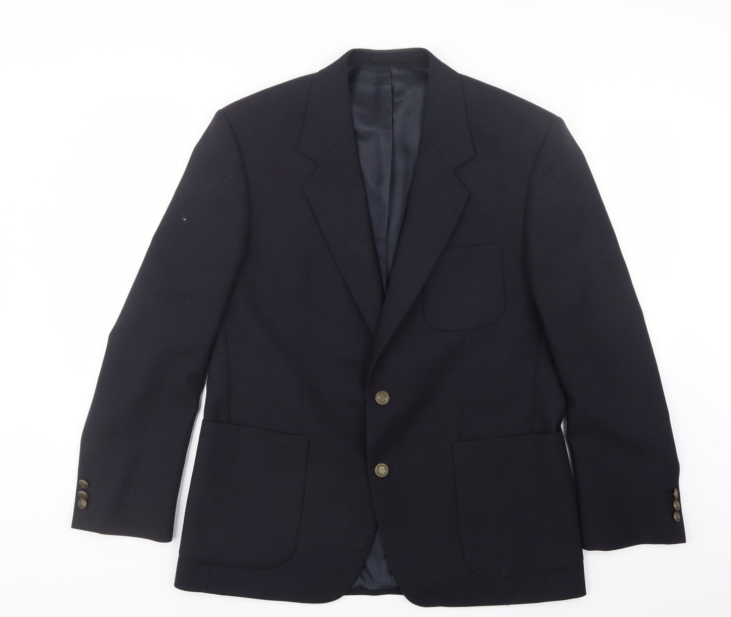Varteks Mens Blue   Jacket Suit Jacket Size 38