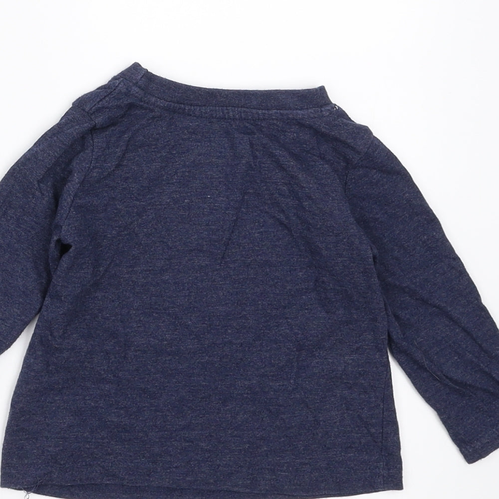 Mini Rebel Boys Blue   Basic T-Shirt Size 9-12 Months  - my mummy is the best