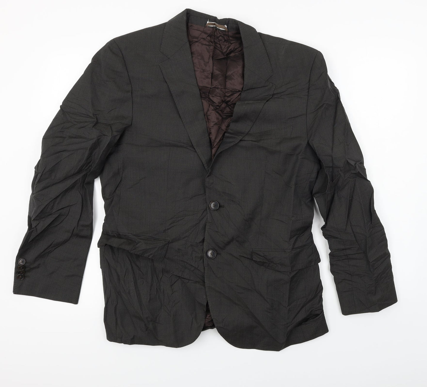 Super 100's  Womens Black   Jacket Blazer Size 38