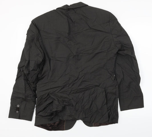Super 100's  Womens Black   Jacket Blazer Size 38