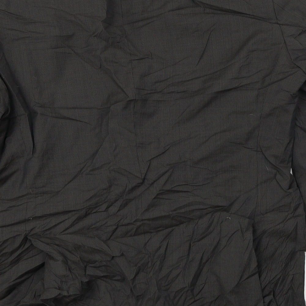 Super 100's  Womens Black   Jacket Blazer Size 38