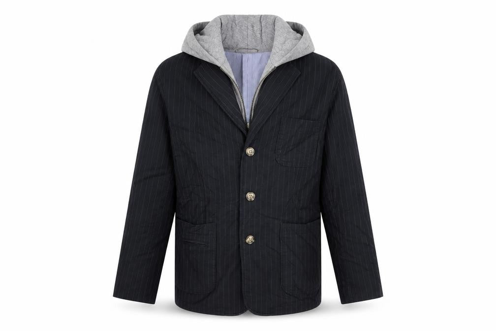 Gap  Boys Blue Striped  Jacket Blazer Size L
