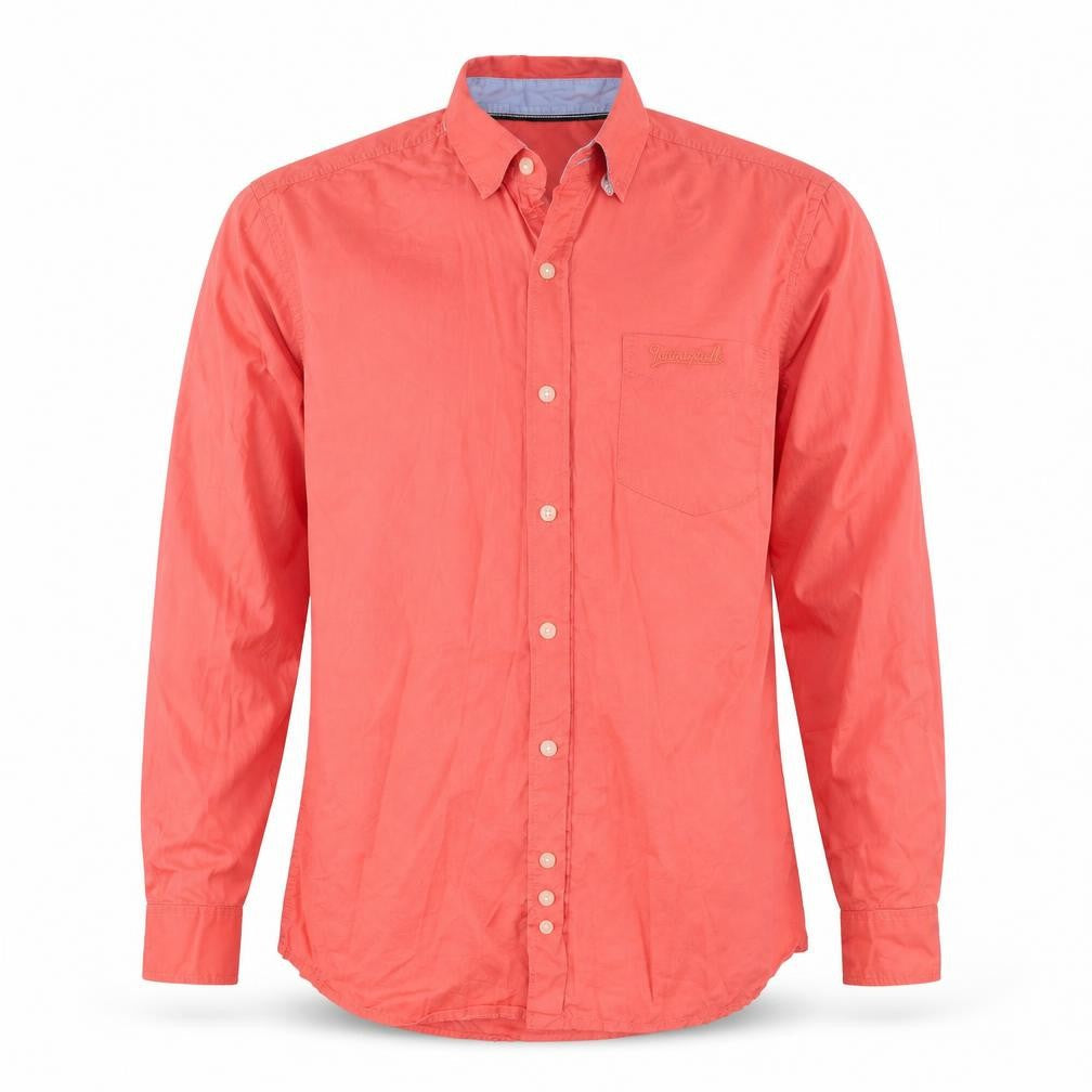 Team Spirit Mens Pink    Button-Up Size L