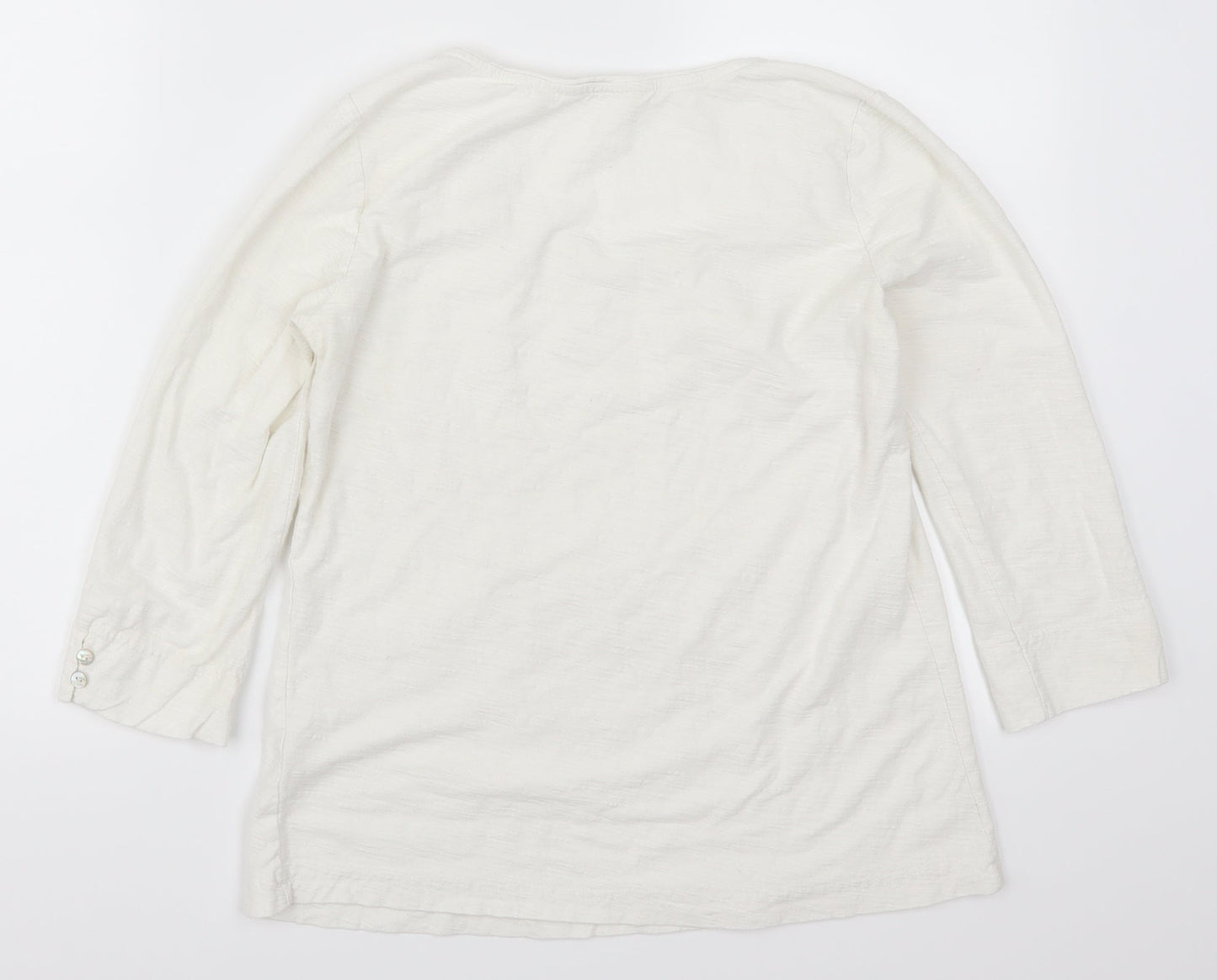 Adini Womens White   Basic T-Shirt Size XS
