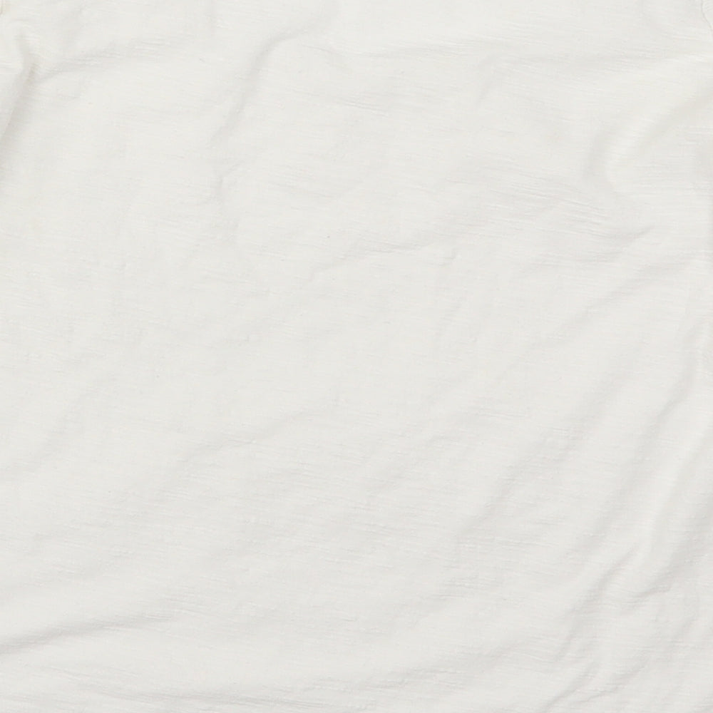 Adini Womens White   Basic T-Shirt Size XS