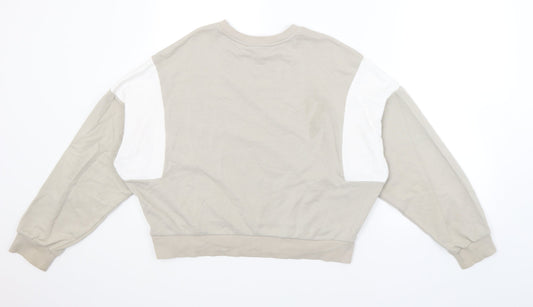 Divided Womens Beige   Pullover Sweatshirt Size S  - NYC