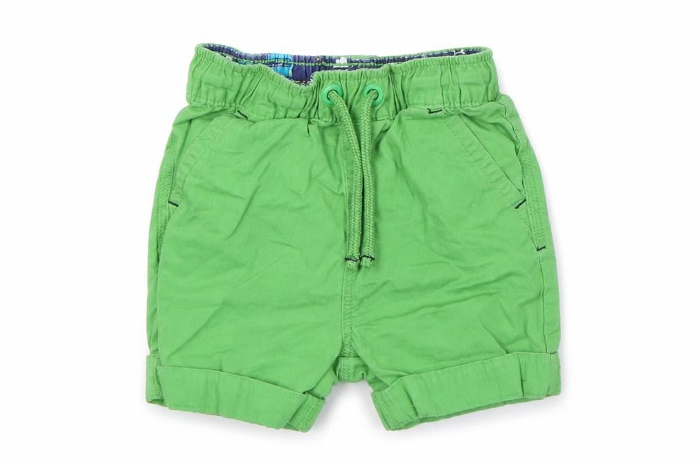 Front view of George Baby Green Cropped Trousers, size 18-24, Months