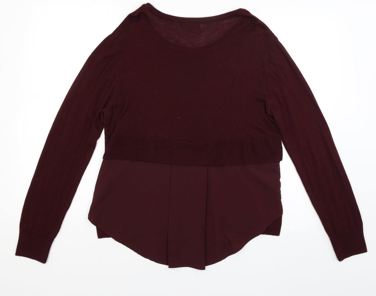 New Look Womens Red   Pullover Jumper Size 14