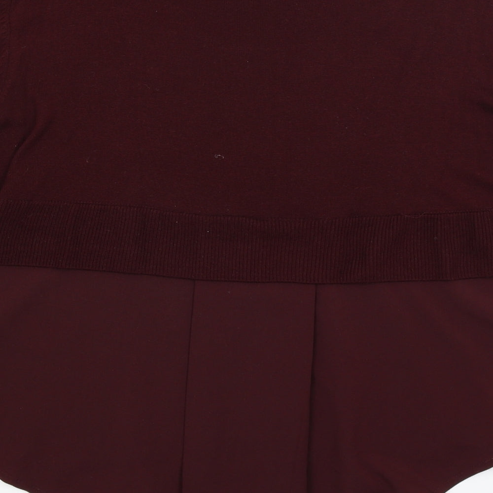New Look Womens Red   Pullover Jumper Size 14