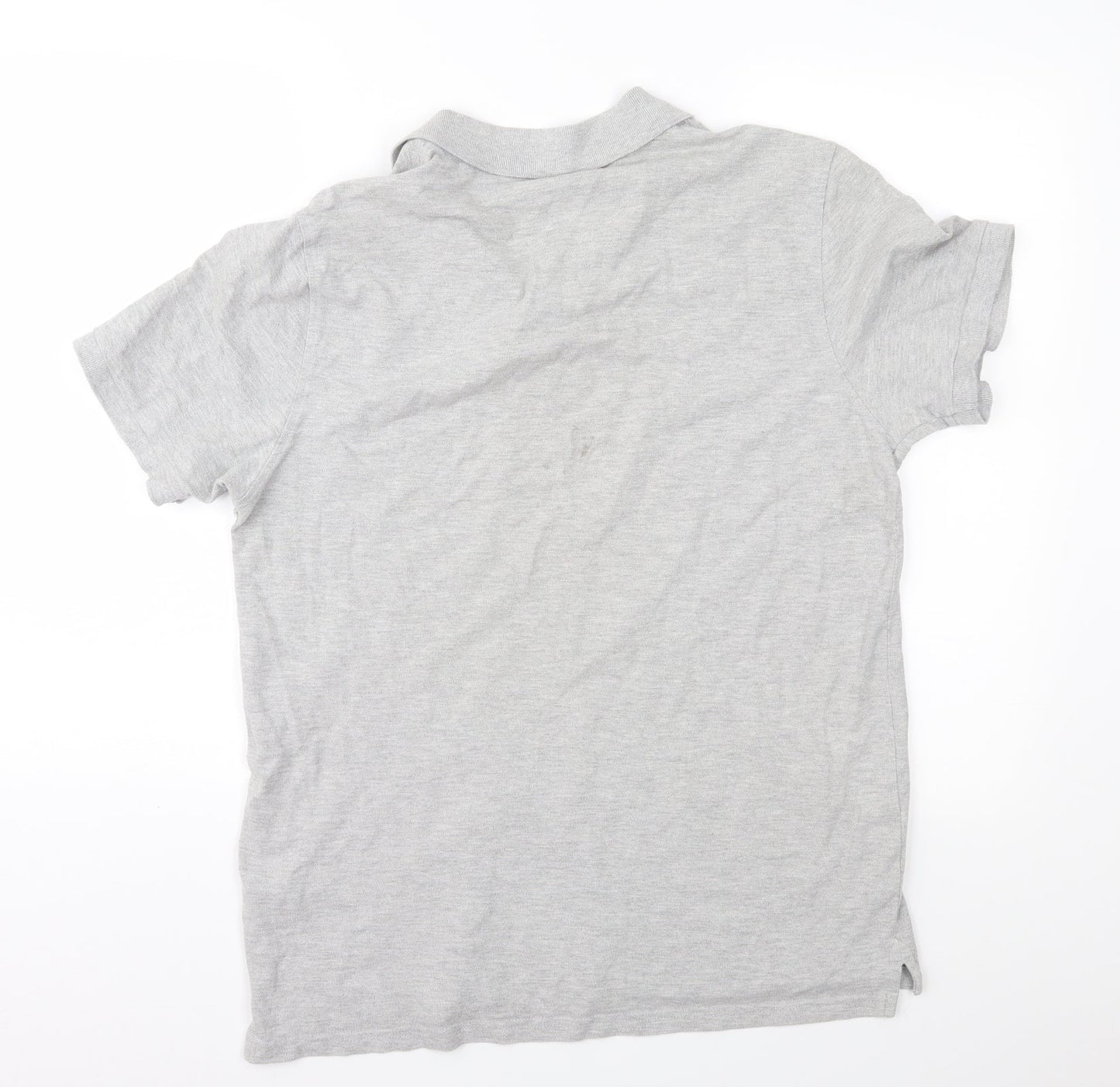 Easy Mens Grey    Polo Size L