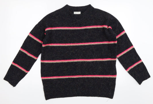 Papaya Womens Black   Pullover Jumper Size M