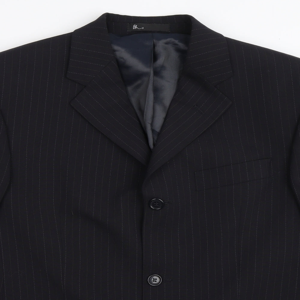 BHS Mens Black   Jacket Blazer Size 38